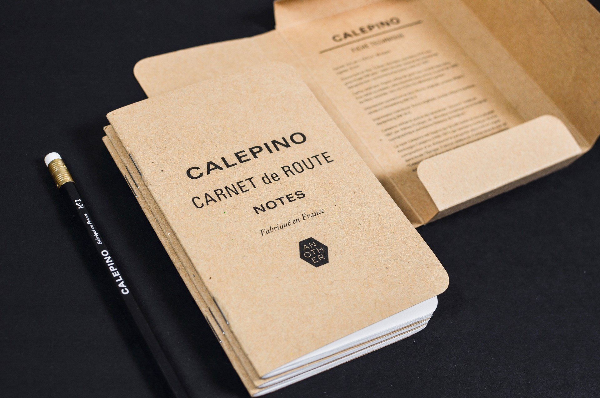 Studio Birdsall - notebook and packaging designs for Calepino × Another Something